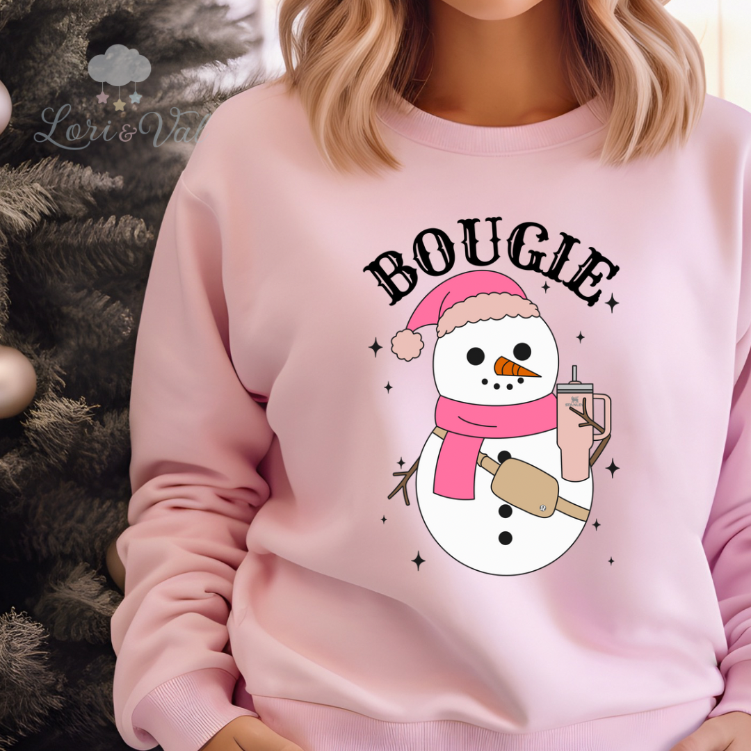 Bougie Snowman Santa Sweater
