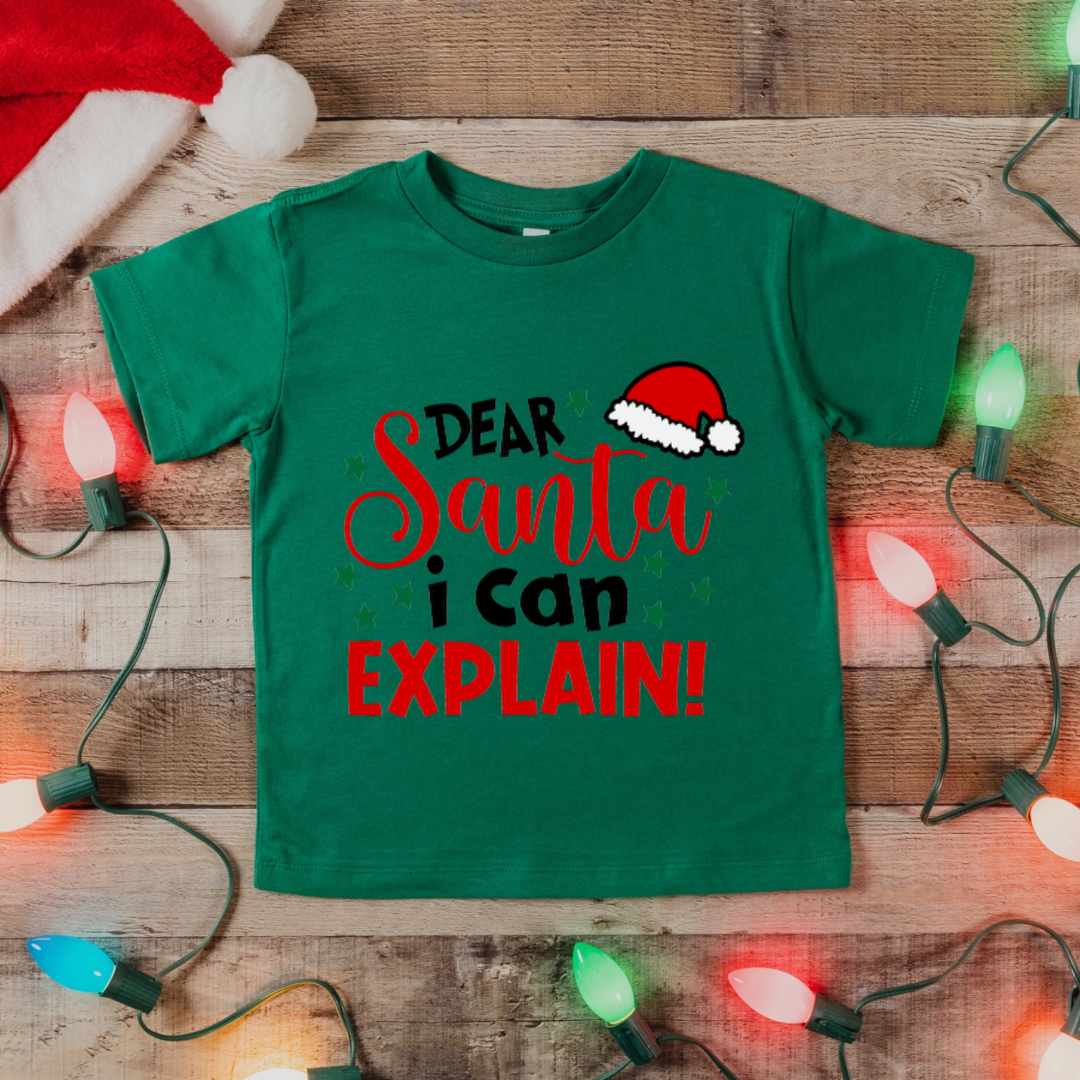 Dear Santa I can explain Infant / Toddler Tee or Bodysuit