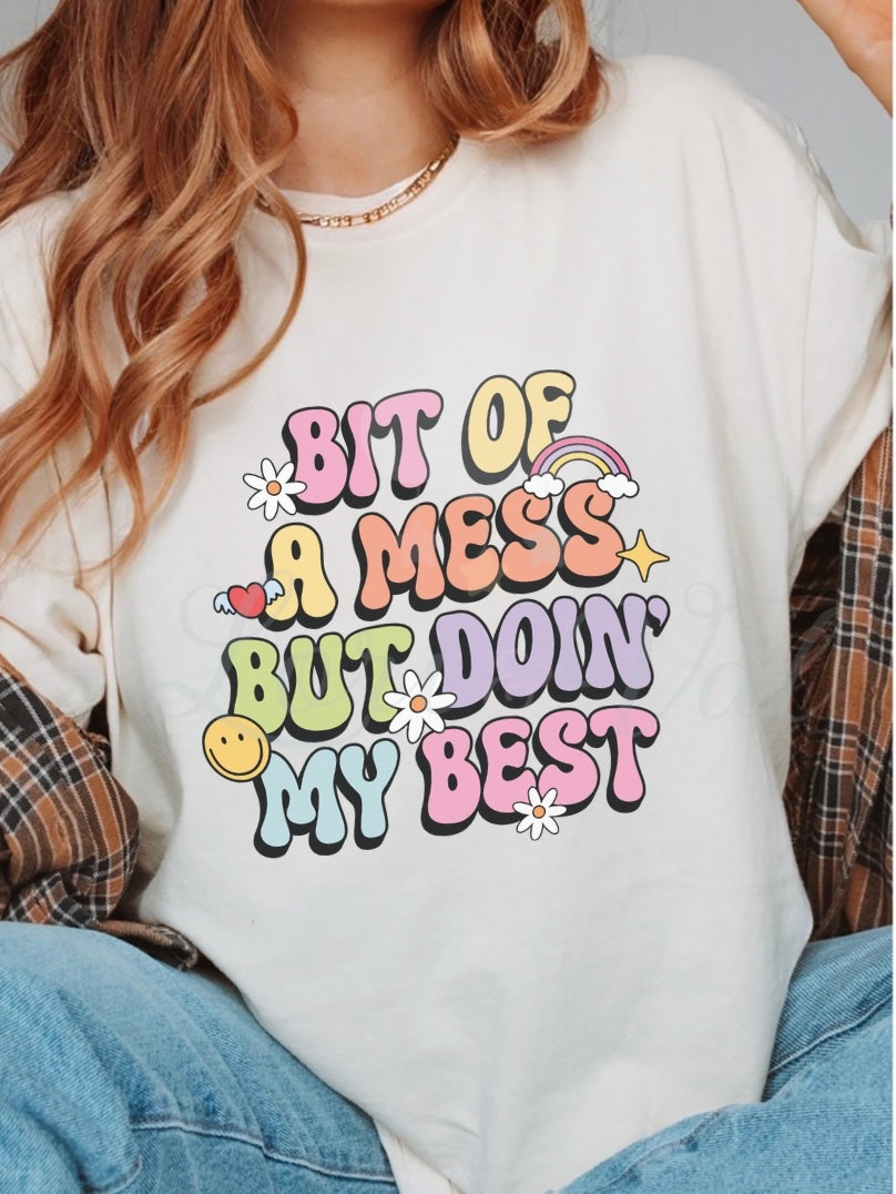 Doing my best Comfort Colors Tee