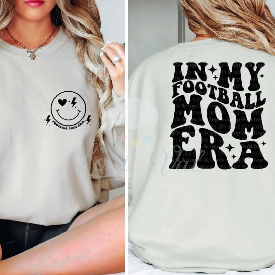 Football Mom Era Sweatshirt White (Please see description)