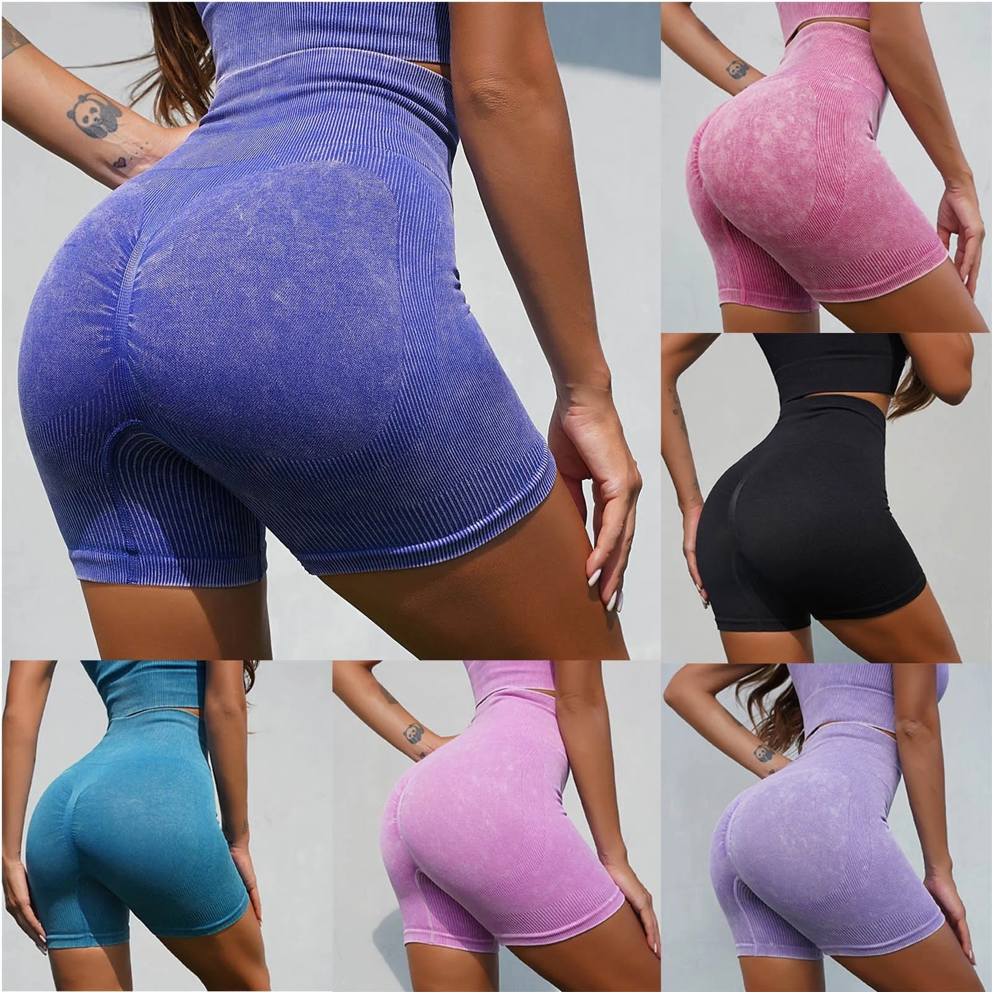 Women'S Nylon Short Leggings Stretchy High Waist Butt Lifting Breathable Quick-Dry Yoga Shorts Workout Running Gym Athletic Shorts Hot Pink,M