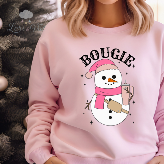 Bougie Snowman Santa Sweater