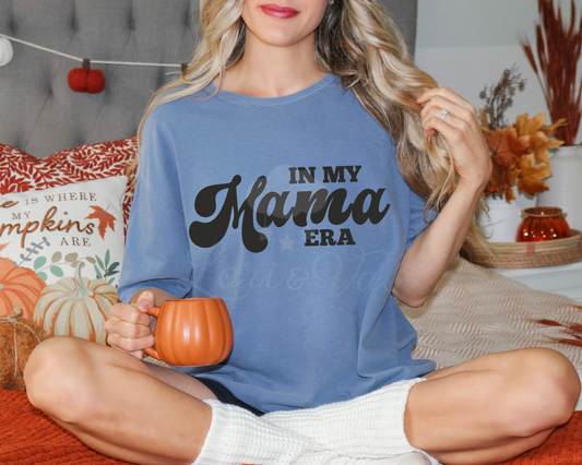 Mama Era Comfort Colors Tee (Blue Jean)