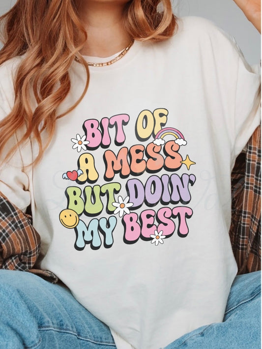 Doing my best Comfort Colors Tee