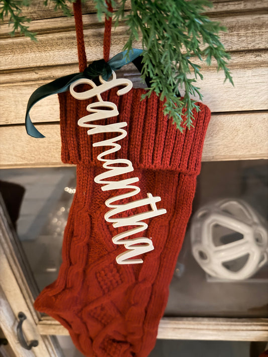 Personalized Name Tag