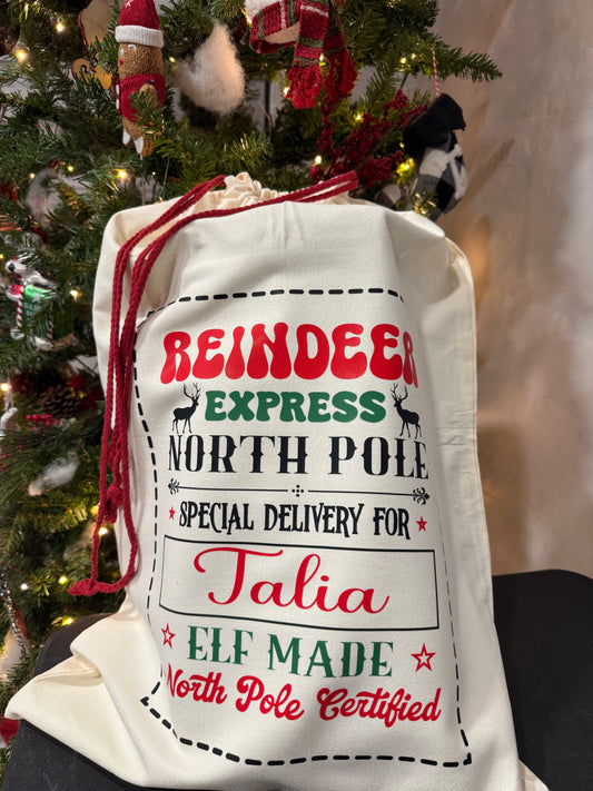 Personalized Santa Sack