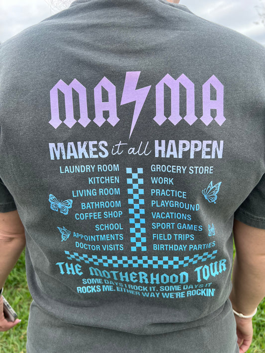 Mama Tour Comfort Colors Tee