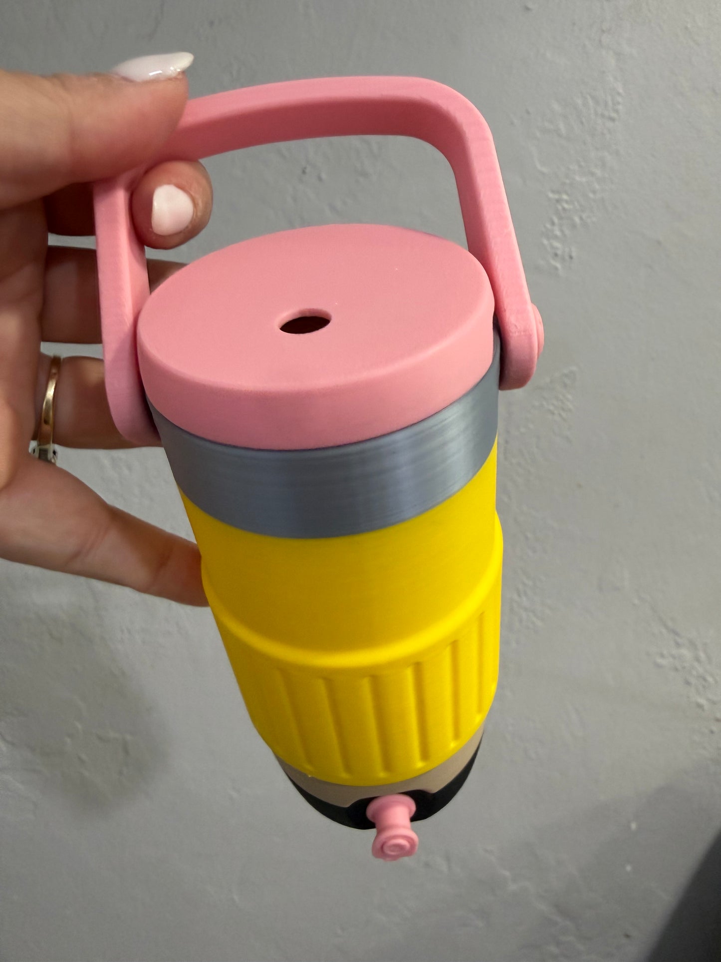 Back to School Pencil Slim 12 oz Can Holder