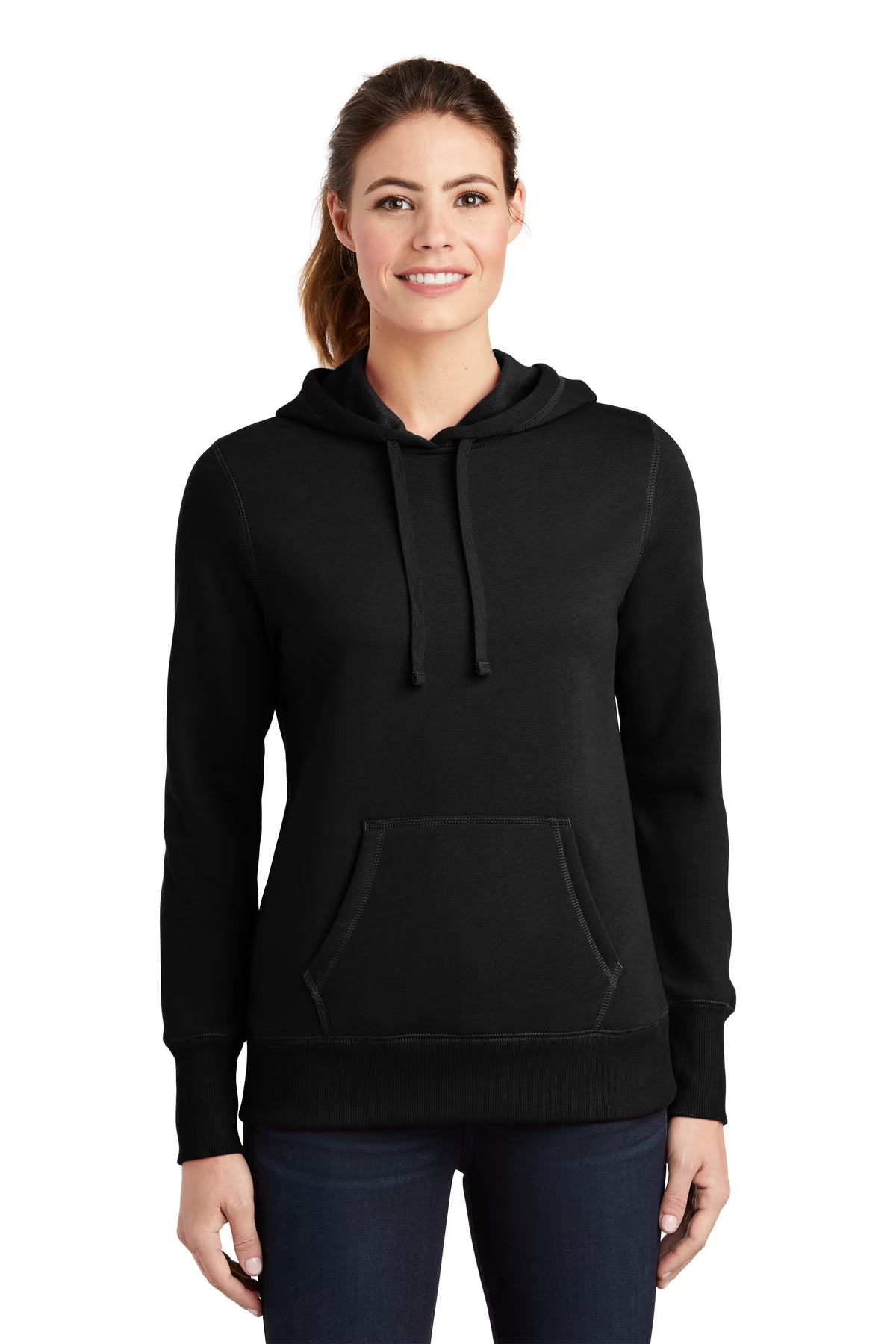 ® Ladies Pullover Hooded Sweatshirt. LST254