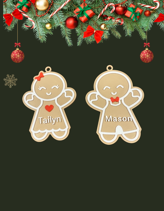 3d Printed Gingerbread Ornament